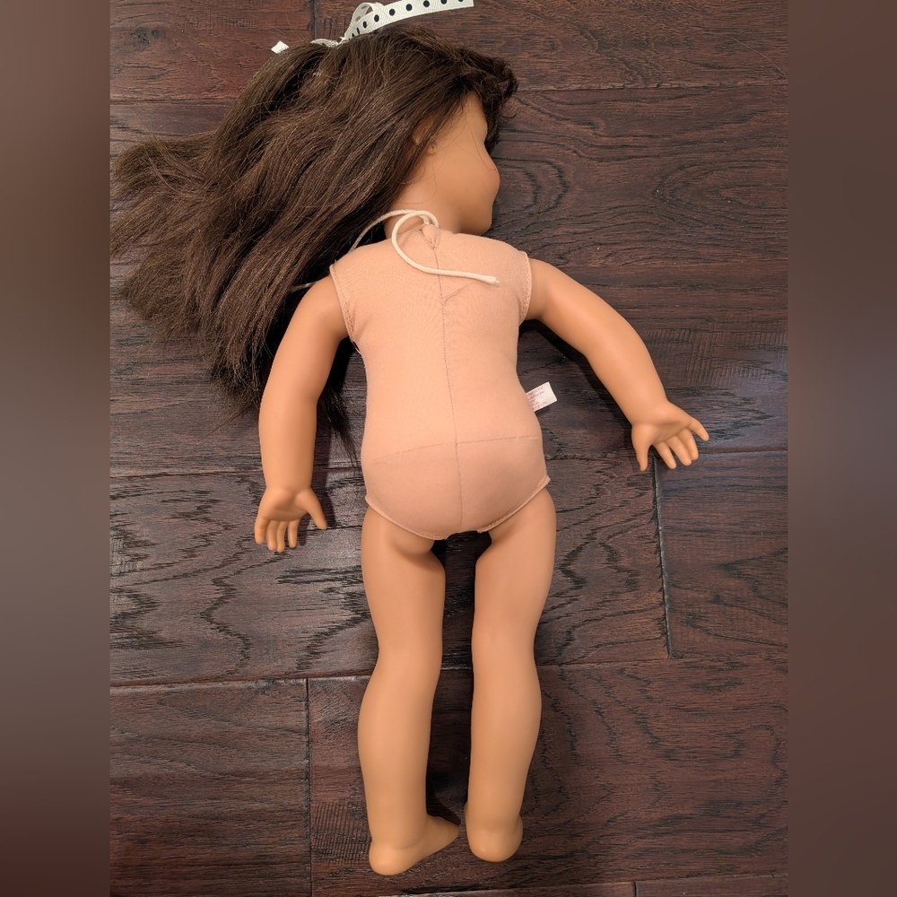 Retired Samantha Parkington American Girl Doll With Burgandy Lace Dress - Picture 8 of 10